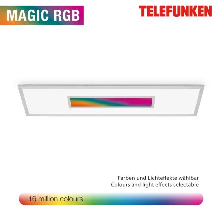 Hämardatav LED RGBW paneel LED/20W/230V 3000-6500K 25x100 cm hõbedane + kaugjuhtimispult