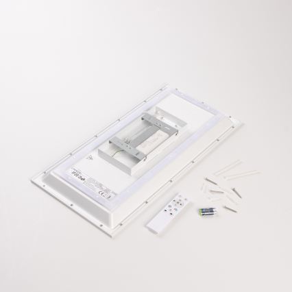 LED RGBW hämardatav pinnapealne paneel LED/22W/230V 2700-6500K 29,5x59,5 cm + kaugjuhtimispult