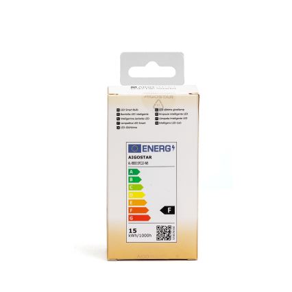 LED RGBW Hämardatav pirn A60 E27/15W/230V 2700-6500K Wi-Fi - Aigostar