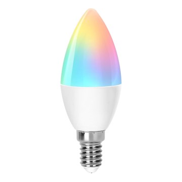 LED RGBW Hämardatav pirn C37 E14/4,9W/230V 2700-6500K - Aigostar