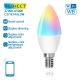 LED RGBW Hämardatav pirn C37 E14/6,5W/230V 2700-6500K Wi-Fi - Aigostar