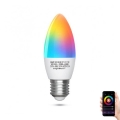 LED RGBW Hämardatav pirn C37 E27/7W/230V 3000-6500K Wi-Fi - Aigostar