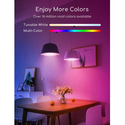 LED RGBW Hämardatav pirn C37 E27/7W/230V 3000-6500K Wi-Fi - Aigostar