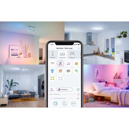 LED RGBW Hämardatav pirn E27/8,5W/230V 3000-6500K Wi-Fi - Reality