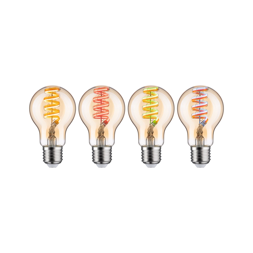 LED RGBW Hämardatav pirn FILAMENT E27/6,3W/230V 2200-6500K - Paulmann 29156