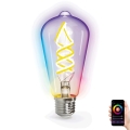 LED RGBW Hämardatav pirn FILAMENT ST64 E27/4,9W/230V 2700-6500K Wi-Fi - Aigostar