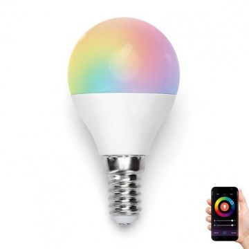 LED RGBW Hämardatav pirn G45 E14/7W/230V 3000-6500K Wi-Fi - Aigostar