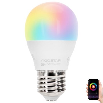 LED RGBW Hämardatav pirn G45 E27/6,5W/230V 2700-6500K - Aigostar