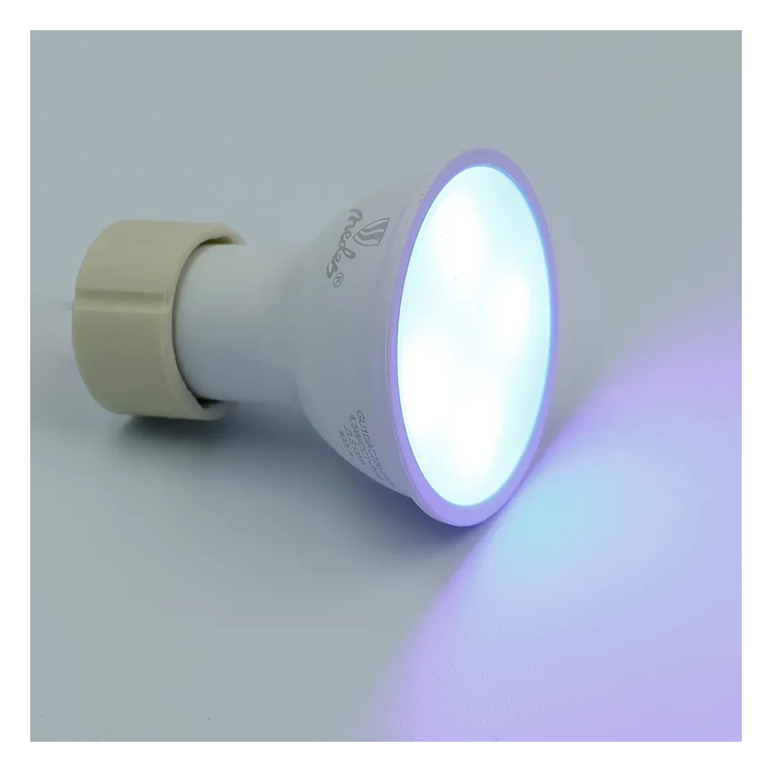 LED RGBW Hämardatav pirn GU10/4,5W/230V 2700-6500K Wi-Fi Tuya