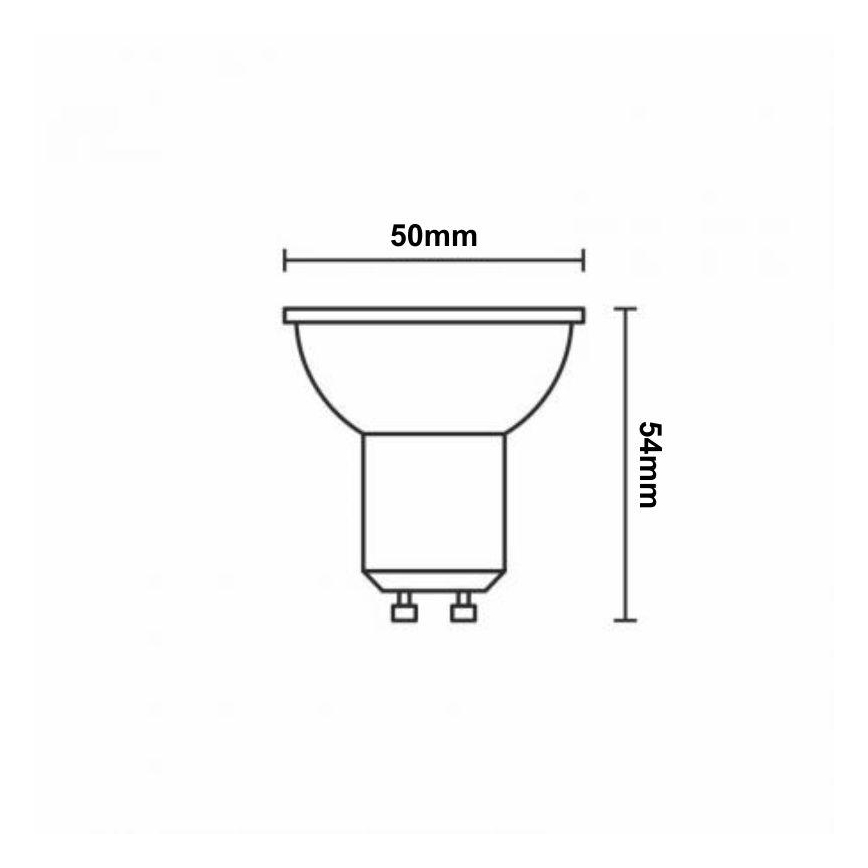 LED RGBW Hämardatav pirn GU10/4,5W/230V 2700-6500K Wi-Fi Tuya