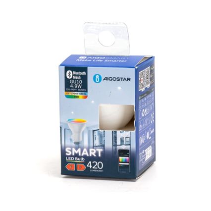 LED RGBW Hämardatav pirn GU10/4,9W/230V 2700-6500K - Aigostar