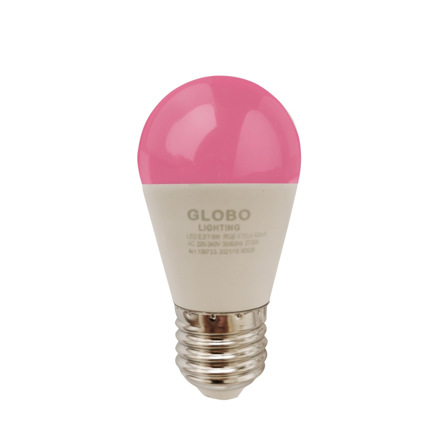 LED RGBW Hämardatav pirn E27/6W/230V 3000K + kaugjuhtimispult - Globo