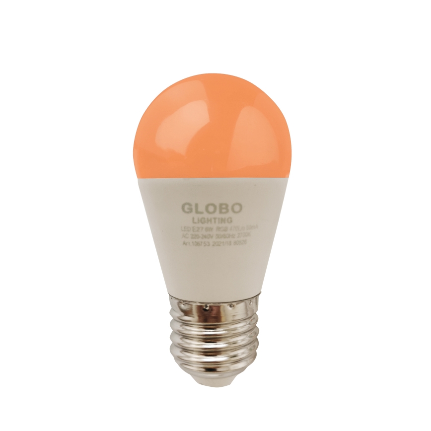 LED RGBW Hämardatav pirn E27/6W/230V 3000K + kaugjuhtimispult - Globo