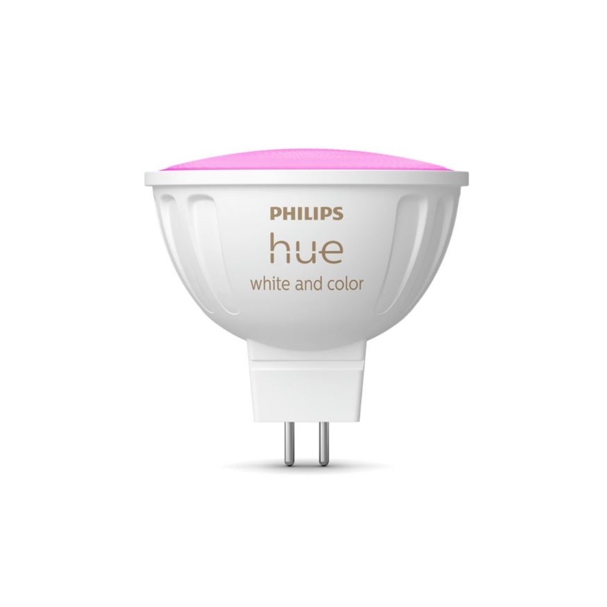 LED RGBW Hämardatav pirn Philips Hue White And Color Ambiance GU5,3/MR16/6,3W/12V 2000-6500K