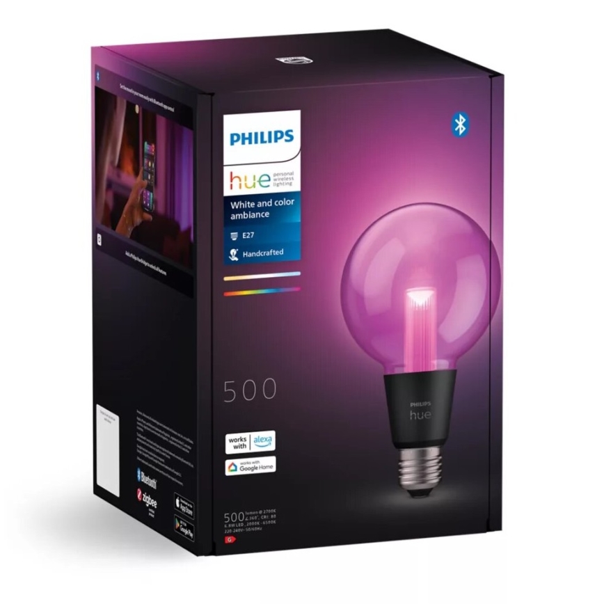 LED RGBW Hämardatav pirn Philips Hue White And Color Ambiance E27/6,8W/230V 2000-6500K