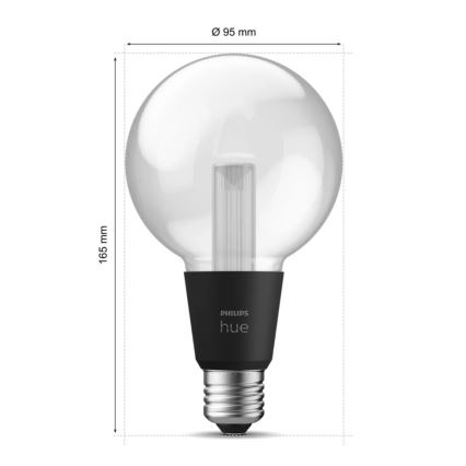 LED RGBW Hämardatav pirn Philips Hue White And Color Ambiance E27/6,8W/230V 2000-6500K