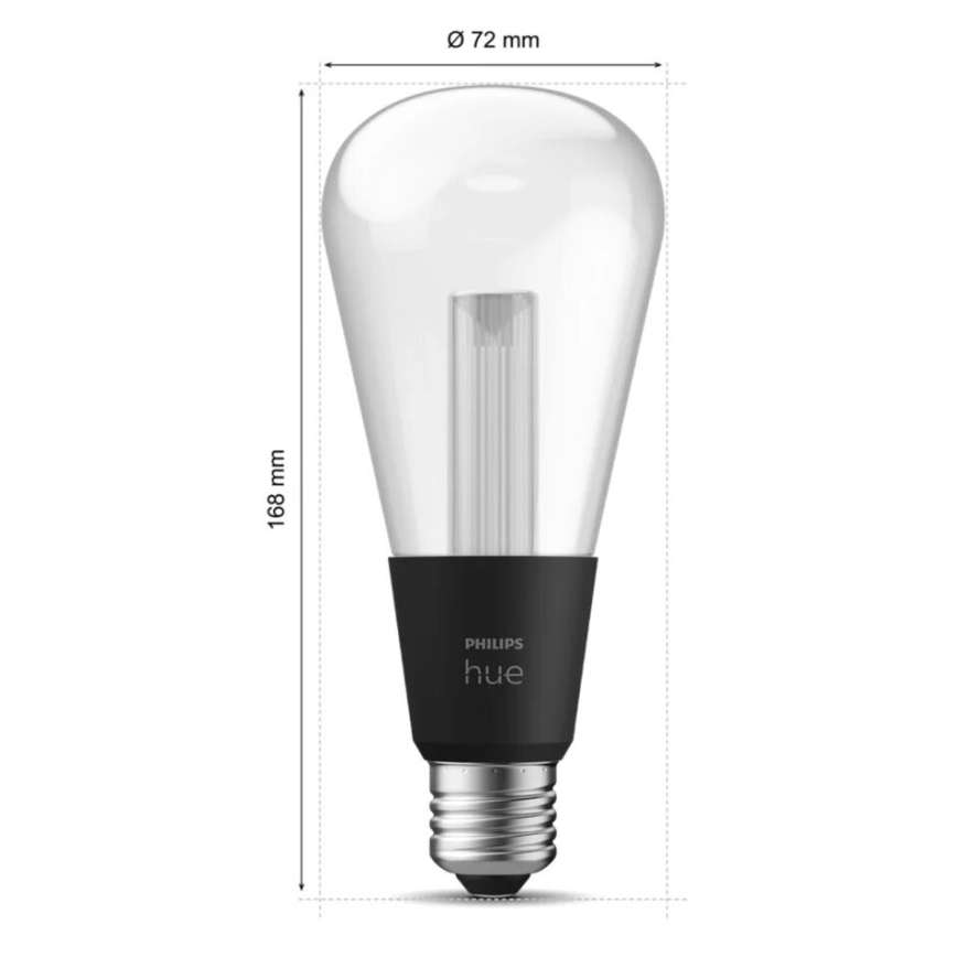 LED RGBW Hämardatav pirn Philips Hue White And Color Ambiance E27/6,8W/230V 2000-6500K