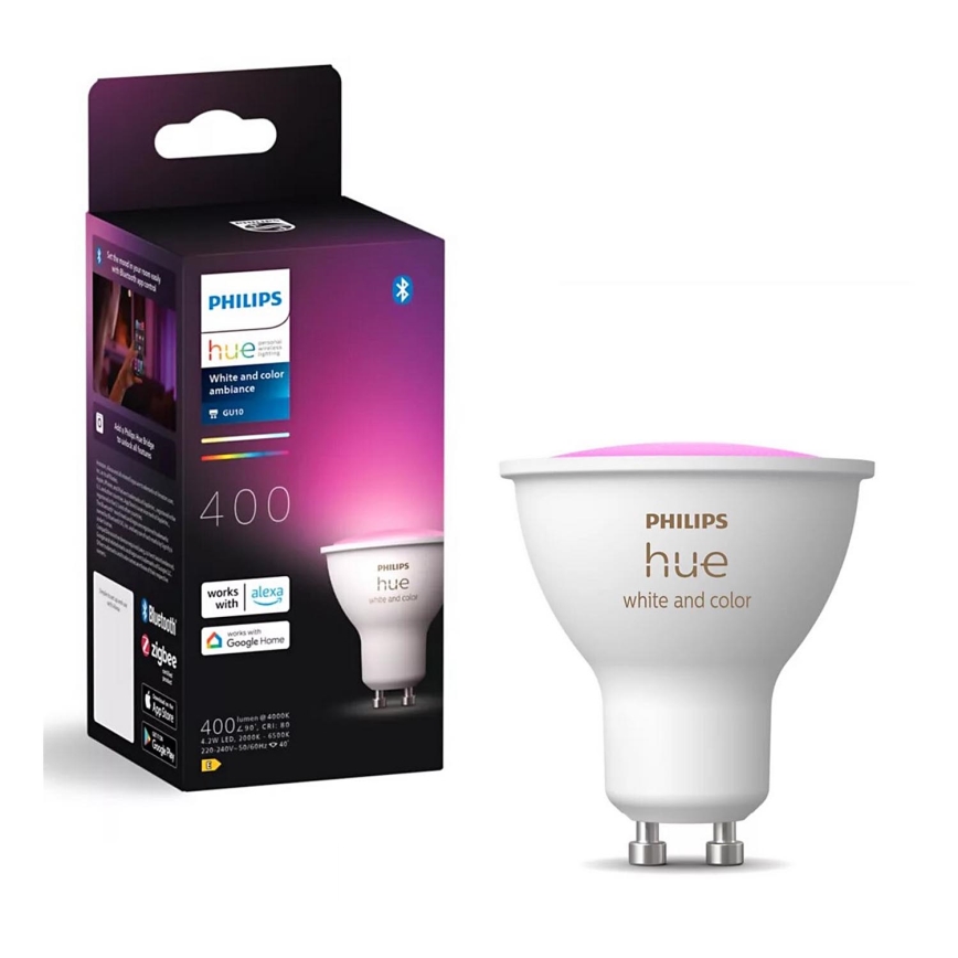 LED RGBW Hämardatav pirn Philips Hue White And Color Ambiance GU10/4,2W/230V 2000-6500K