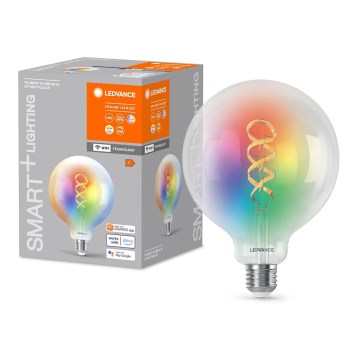 LED RGBW Hämardatav pirn SMART+ FILAMENT E27/4,8W/230V 2700-6500K Wi-Fi - Ledvance