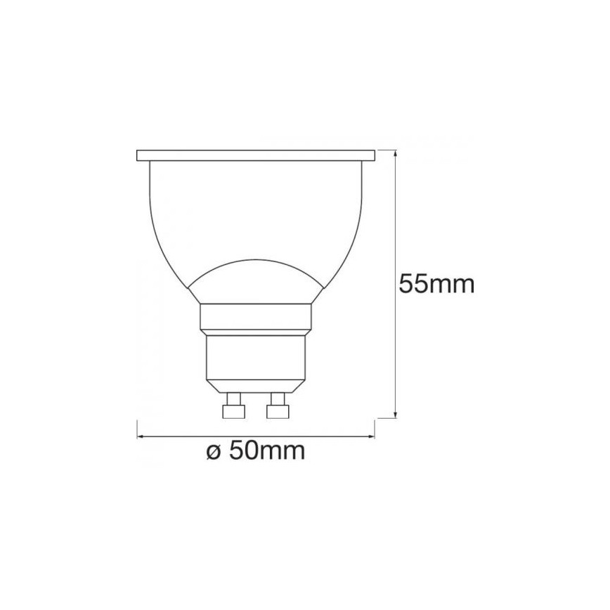 LED RGBW Hämardatav pirn SMART+ GU10/5W/230V 2700K-6500K Wi-Fi - Ledvance