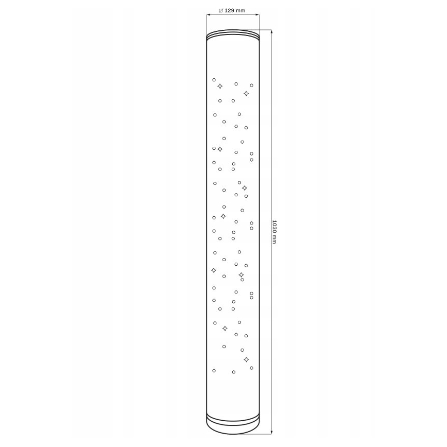 LED RGBW Hämardatav põrandalamp STELLA LED/12W/230V + kaugjuhtimispult