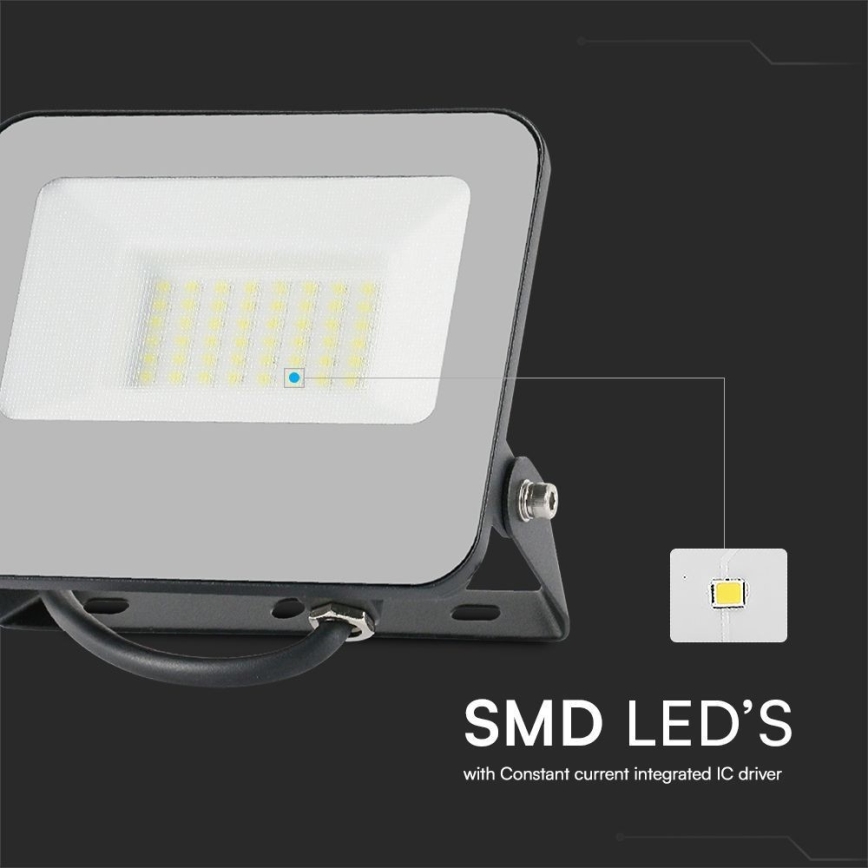 LED RGBW Hämardatav prožektor LED/30W/230V IP65 hall + kaugjuhtimispult