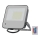 LED RGBW Hämardatav prožektor LED/50W/230V IP65 hall + kaugjuhtimispult