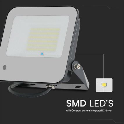 LED RGBW Hämardatav prožektor LED/50W/230V IP65 hall + kaugjuhtimispult