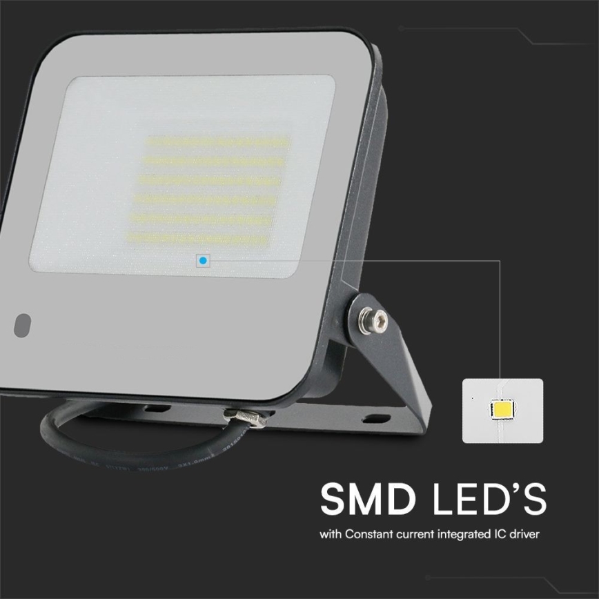LED RGBW Hämardatav prožektor LED/50W/230V IP65 hall + kaugjuhtimispult