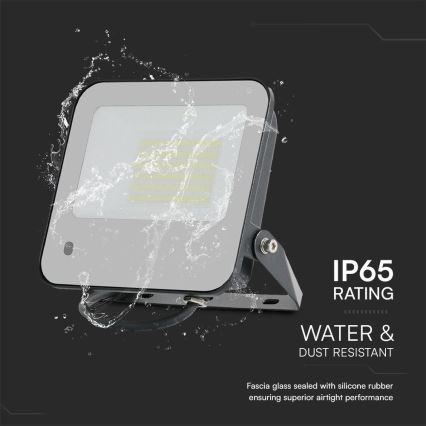 LED RGBW Hämardatav prožektor LED/50W/230V IP65 hall + kaugjuhtimispult