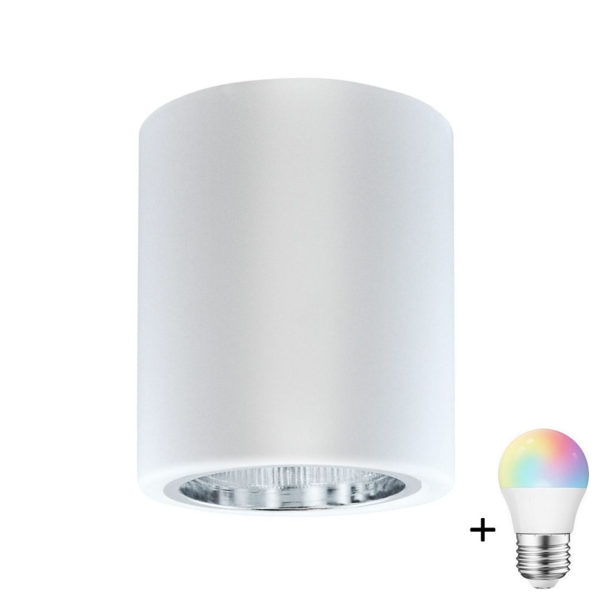 LED RGBW hämardatav punktvalgusti JUPITER 1xE27/6,5W/230V 2700-6500K Wi-Fi läbimõõt 9,8 cm valge