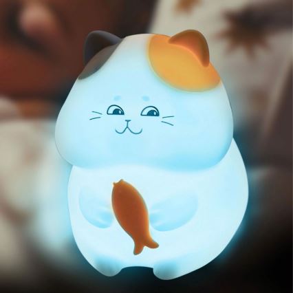 LED RGBW Hämardatav puutetundlik lamp lastetuppa GATTO LED/1W/3,7V 1200 mAh