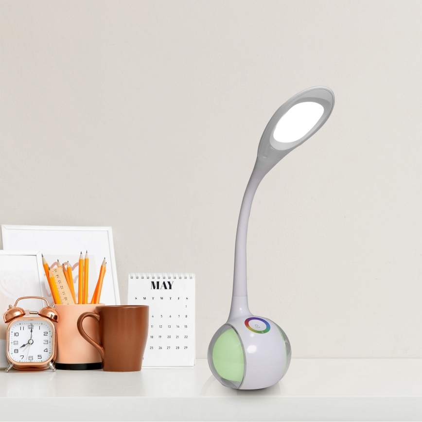 LED RGBW Hämardatav puutetundlik laualamp COSMOS LED/6,5W/230V valge