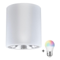LED RGBW hämardatav spotvalgusti JUPITER 1xE27/6,5W/230V 2700-6500K Wi-Fi, läbimõõt 13 cm, valge