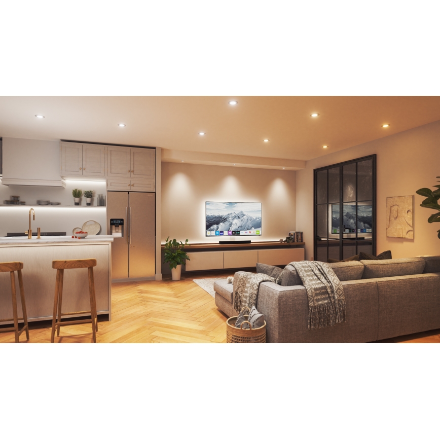 Nanoleaf - LED RGBW Hämardatav süvistatav valgusti ESSENTIALS LED/6W/230V 2700-6500K CRI 90 Wi-Fi