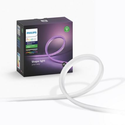 LED RGBW Hämardatav valgusriba Philips Hue OUTDOOR STRIP LED/20,5W 2m IP67