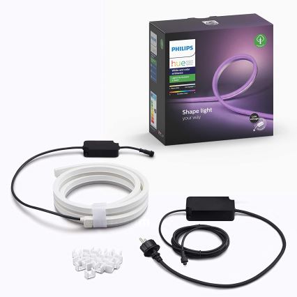 LED RGBW Hämardatav valgusriba Philips Hue OUTDOOR STRIP LED/20,5W 2m IP67