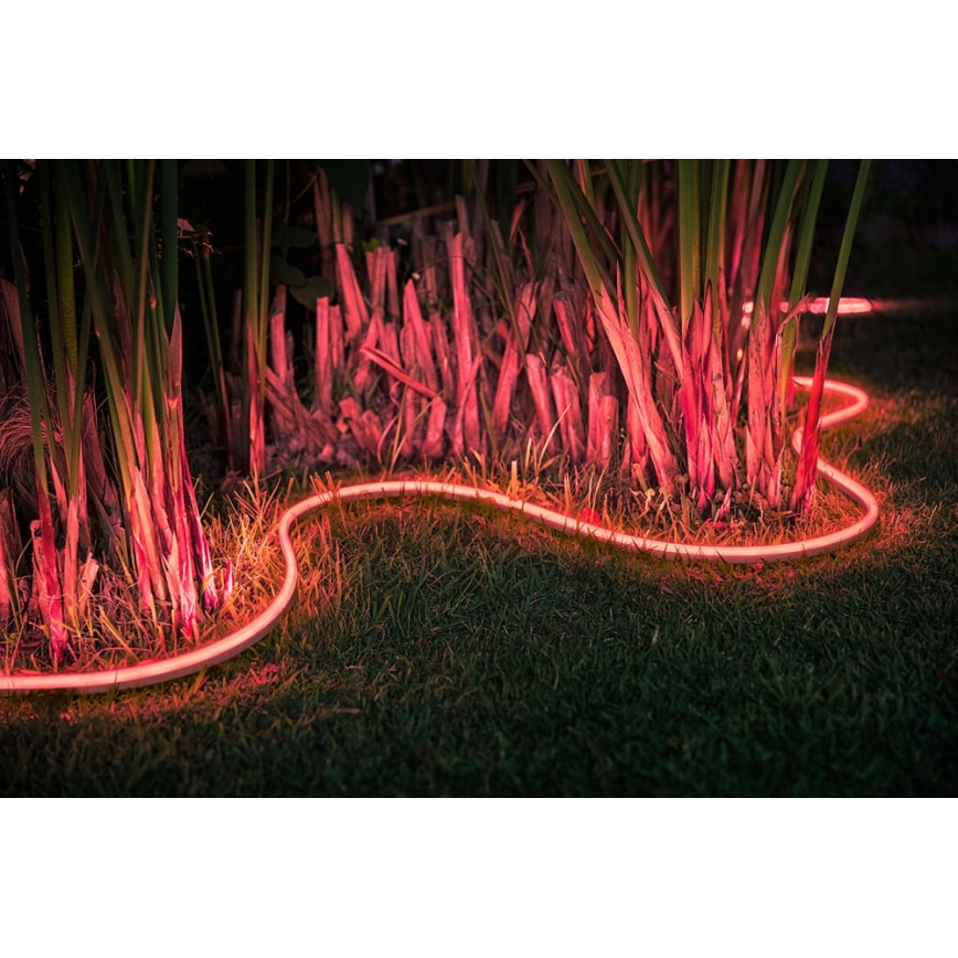 LED RGBW Hämardatav valgusriba Philips Hue OUTDOOR STRIP LED/20,5W 2m IP67