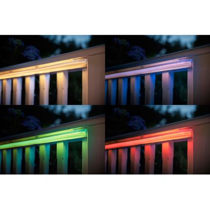 LED RGBW Hämardatav valgusriba Philips Hue OUTDOOR STRIP LED/20,5W 2m IP67