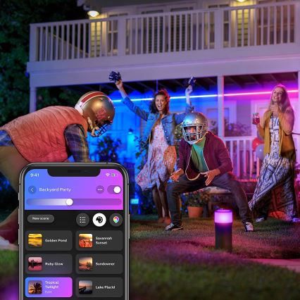 LED RGBW Hämardatav valgusriba Philips Hue OUTDOOR STRIP LED/20,5W 2m IP67