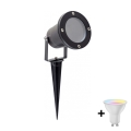 LED RGBW hämardatav välisvalgusti BLAKE 1xGU10/4,8W/230V IP65 + kaugjuhtimispult