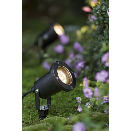 LED RGBW hämardatav välisvalgusti BLAKE 1xGU10/4,8W/230V IP65 + kaugjuhtimispult
