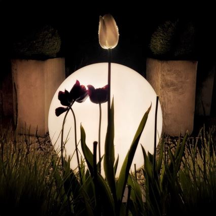 LED RGBW Hämardatav välisvalgusti GLOBO 1xE27/9W/230V 2700-6500K läbimõõt 30 cm IP44 Wi-Fi