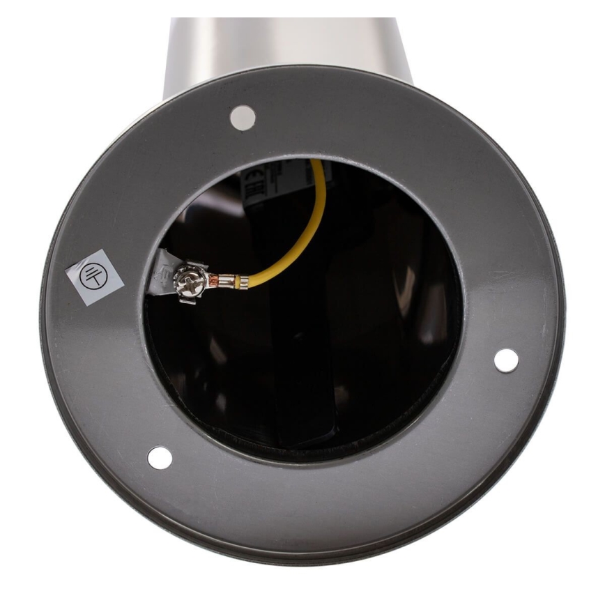 LED RGBW hämardatav välisvalgusti LIVIA 1xE27/6,5W/230V 2700-6500K Wi-Fi 100 cm IP44 hõbedane