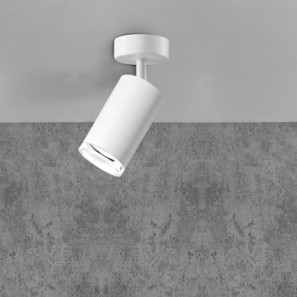 LED RGBW hämardatav vannitoa süvisvalgusti TURYN 1xGU10/4,8W/230V 3000K IP44 valge + kaugjuhtimispult