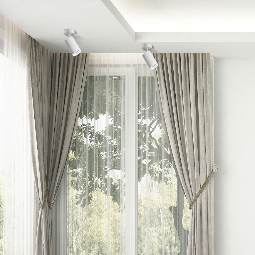 LED RGBW hämardatav vannitoa süvisvalgusti TURYN 1xGU10/6W/230V 3000K IP44 valge + kaugjuhtimispult