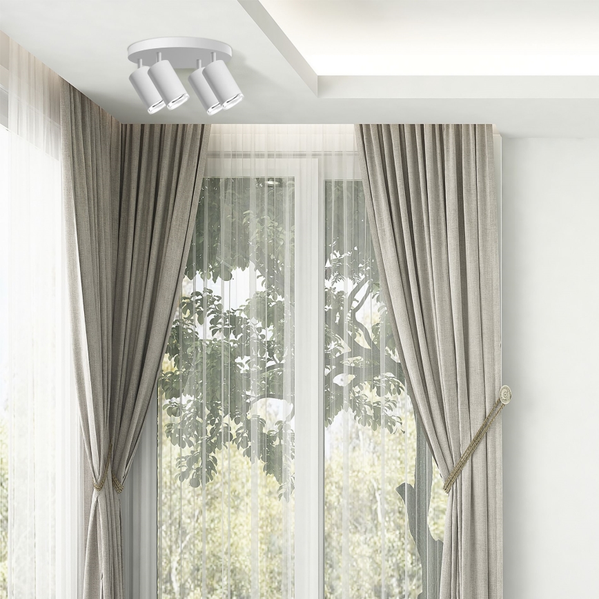 LED RGBW hämardatav vannitoa punktvalgusti TURYN 4xGU10/6W/230V 3000K IP44 valge