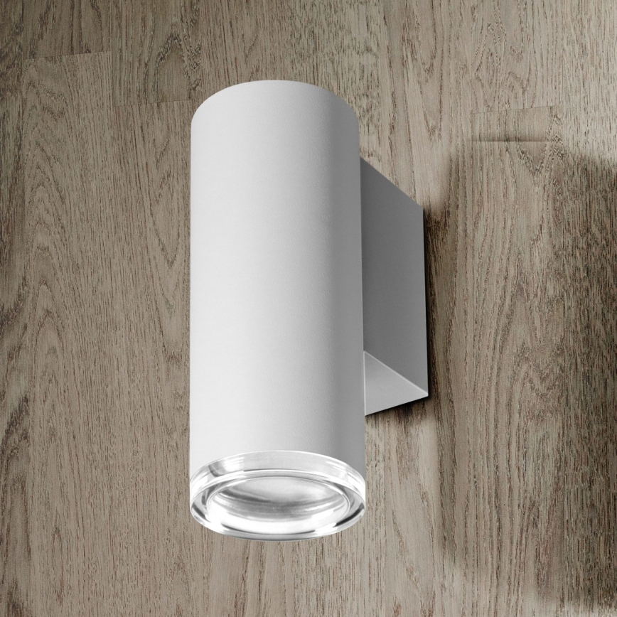 LED RGBW hämardatav vannitoa seinavalgusti TURYN 1xGU10/4,8W/230V 3000K IP44 valge + kaugjuhtimispult