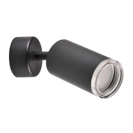 LED RGBW hämardatav vannitoa punktvalgusti TURYN 1xGU10/6W/230V 3000K IP44 must + kaugjuhtimispult