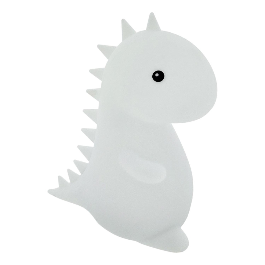 LED RGBW Laste puutetundlik lamp LED/1W/5V USB 1200 mAh dinosaurus